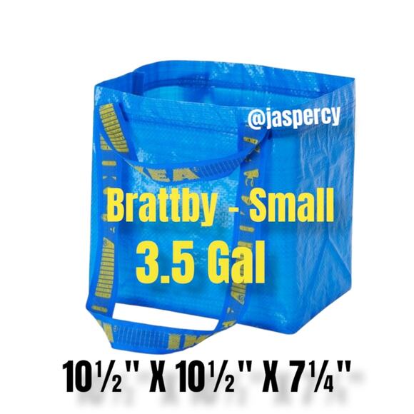 IKEA - FOUR (4) Frakta Blue Reusable Tote Bags--Large, Medium, Small and XS Bags - Picture 7 of 11